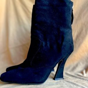 Woman ankle black boots
